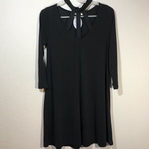 ENTRO Boho Black Dress